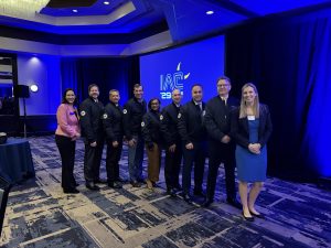 Members standing together at the Positioning Houston for IAC 2029 event